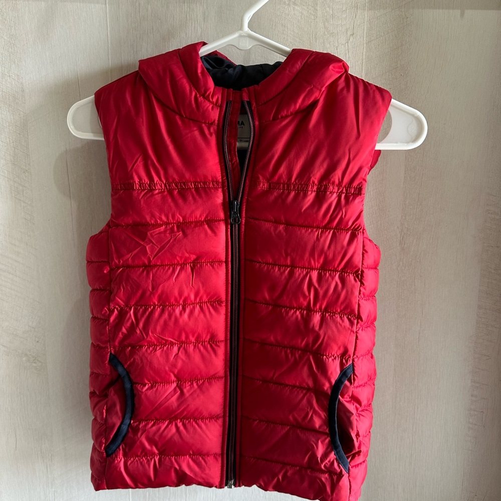 Sonoma Red Puffer Vest for Kids